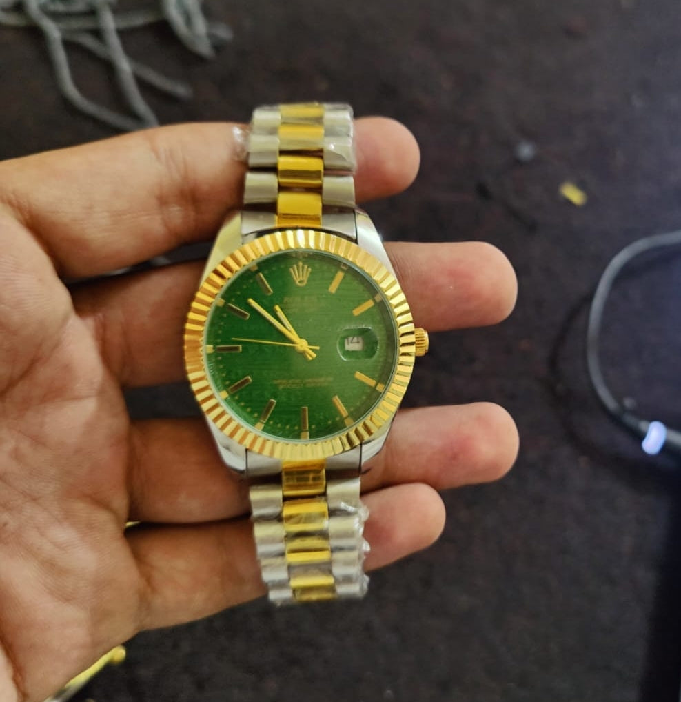 50% Off !!! Two tone Watch Available in best Price!! | LIMTED Stock