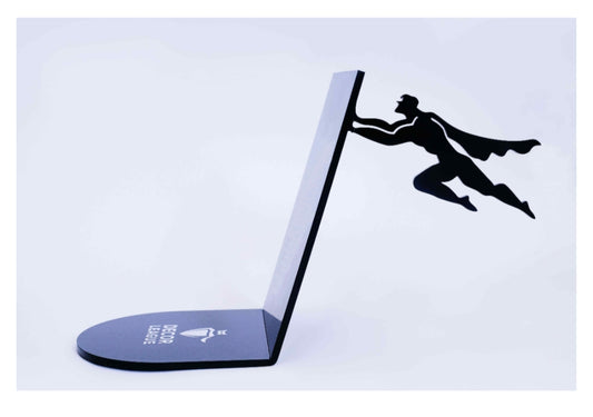 Heavy Duty Hidden Bookends - Book & Hero