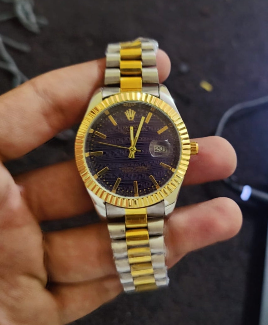 50% Off !!! Two tone Watch Available in best Price!! | LIMTED Stock