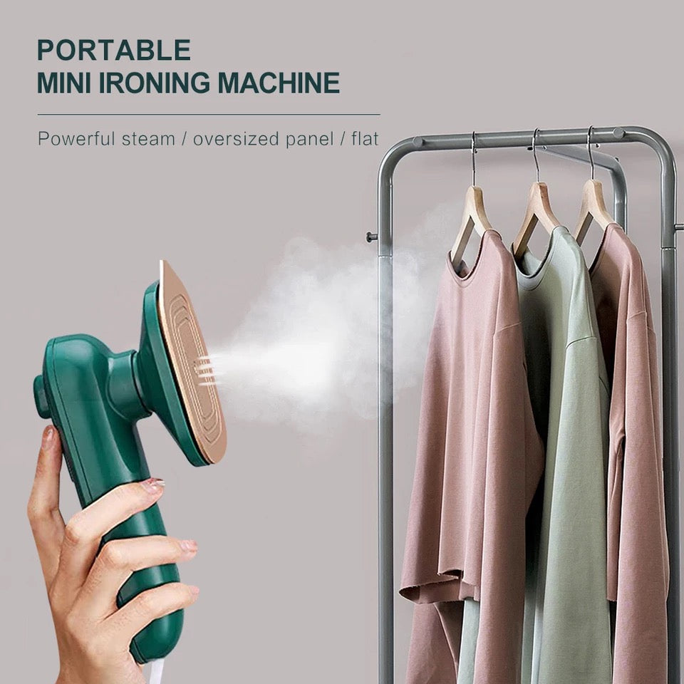 Portable Iron Steamer (💨 Fast-Heat Steam Technology)