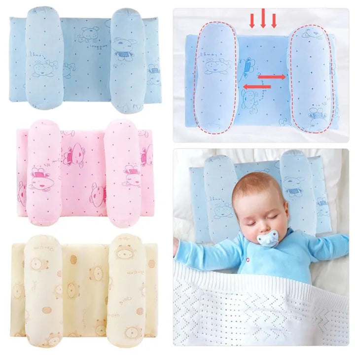Adjustable Baby Sleeping Support Pillow🔥Anti-Roll Cushion & Neck Protection | Prevents Flat Head